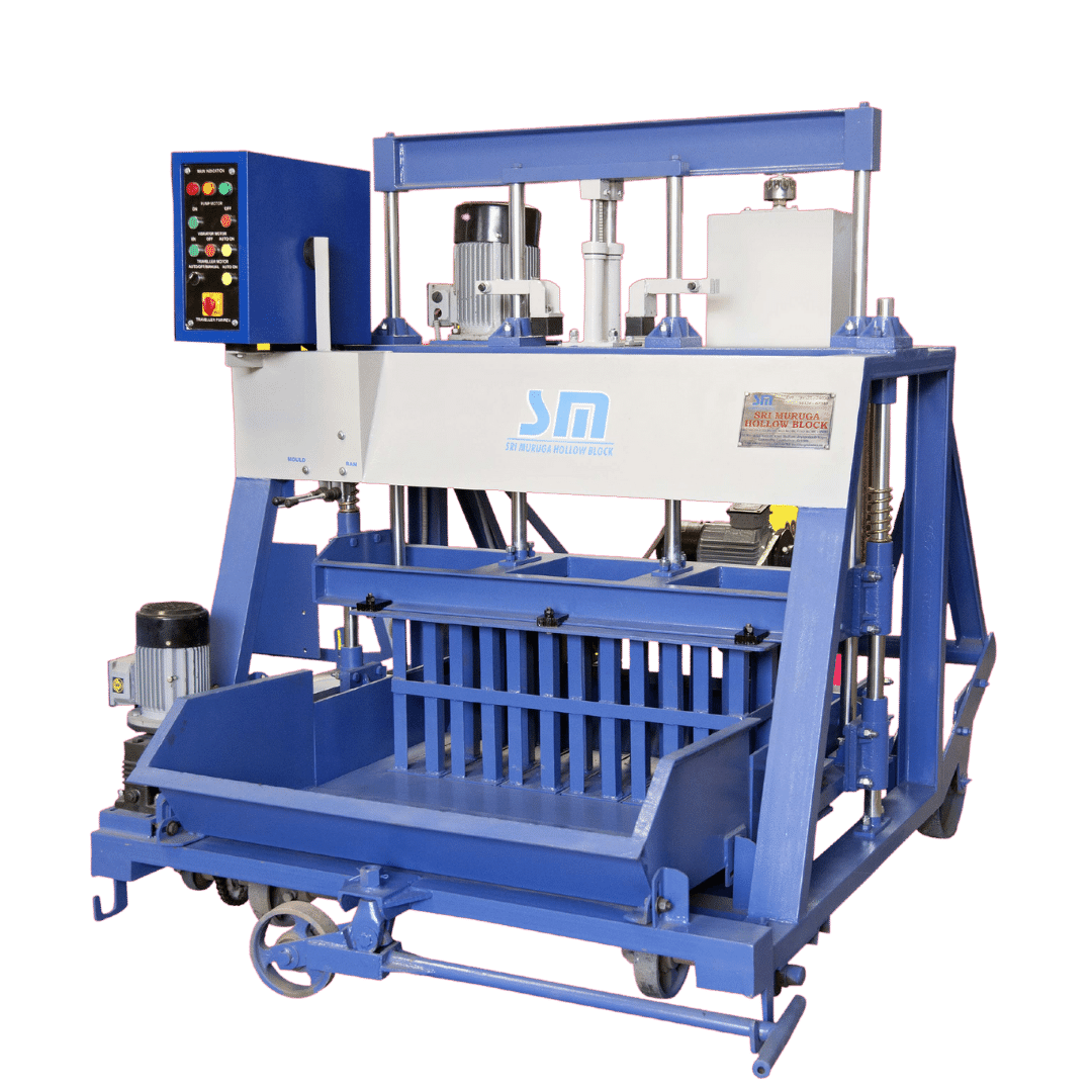 1060 Hollow Block Making Machine Double Vibrator